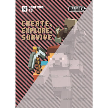 کارت شماره 10 ماینکرافت 2025 - ایجاد، کاوش، نظارت - Create, Explore, Survice