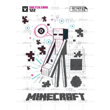 کارت شماره 122 ماینکرافت 2025 - اندرمن - Enderman