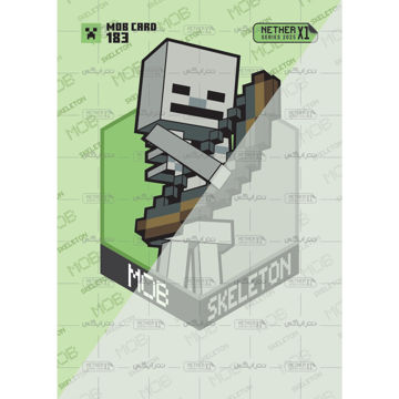 کارت شماره 183 ماینکرافت 2025 - اسکلت - Skeleton