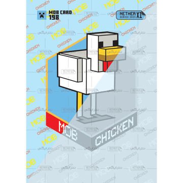 کارت شماره 198 ماینکرافت 2025 - مرغ - Chicken