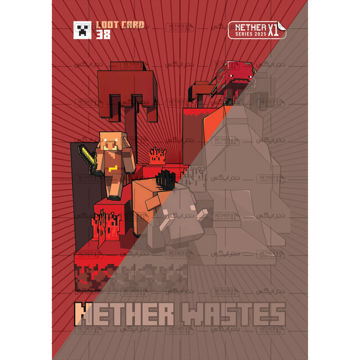 کارت شماره 38 ماینکرافت 2025 - نه زباله - Nether wastes