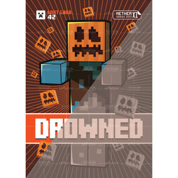 کارت شماره 42 ماینکرافت 2025 - غرق شد - Drowned