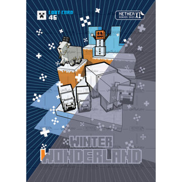 کارت شماره 46 ماینکرافت 2025 - سرزمین عجایب زمستانی - Winter wonderland