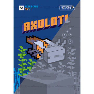 کارت شماره 175 ماینکرافت 2025 - Axolotl - Axolotl